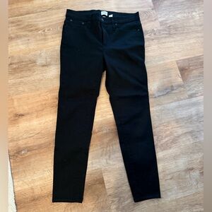 J. Crew Black Skinny Jeans